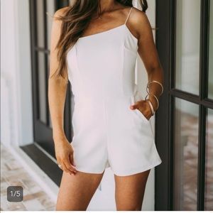 These Three Boutique Asymmetrical Romper
